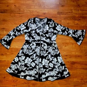 I-N-C International Concepts Floral Knit Dress, size 1X